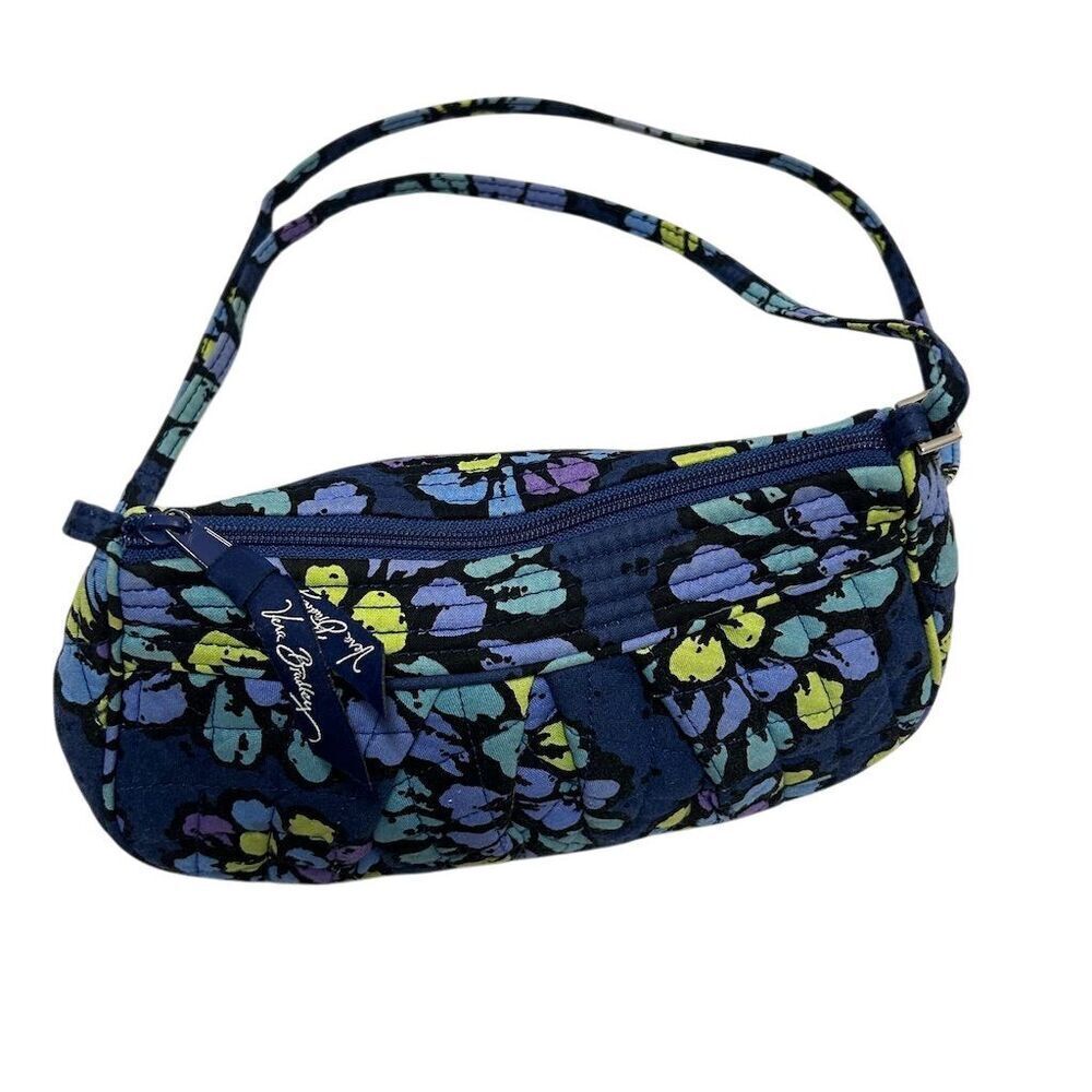 Vera Bradley Indigo Pop‎ Floral Crossbody Purse w/ Adjustable Strap